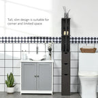Meuble de rangement haut de salle de bain – 6 l x 13 P x 55,25 H