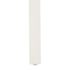 Chaise de salle à manger blanc/naturel - 17,5 L x 19,5 P x 37 H
