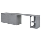 Lit escamotable Queen Size avec bureau rotatif