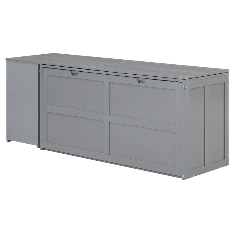 Lit escamotable Queen Size avec bureau rotatif