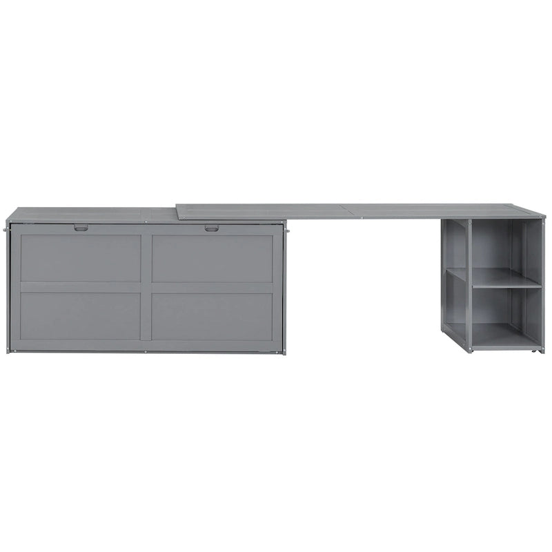 Lit escamotable Queen Size avec bureau rotatif