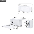 Lit escamotable Queen Size avec bureau rotatif