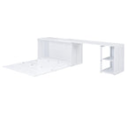 Lit escamotable Queen Size avec bureau rotatif