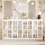 Ensemble de rangement sophistiqué : Buffet-bahut-bibliothèque-armoire