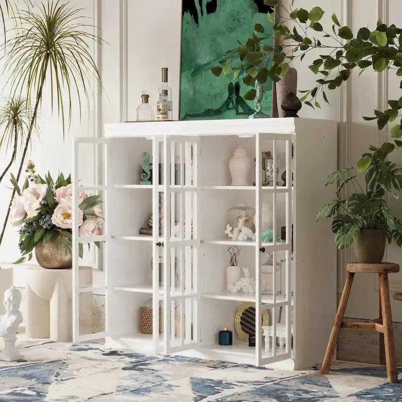 Ensemble de rangement sophistiqué : Buffet-bahut-bibliothèque-armoire