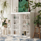 Ensemble de rangement sophistiqué : Buffet-bahut-bibliothèque-armoire