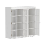 Ensemble de rangement sophistiqué : Buffet-bahut-bibliothèque-armoire