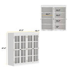 Ensemble de rangement sophistiqué : Buffet-bahut-bibliothèque-armoire