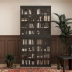 Ensemble de rangement sophistiqué : Buffet-bahut-bibliothèque-armoire