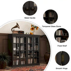Ensemble de rangement sophistiqué : Buffet-bahut-bibliothèque-armoire