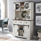 Meuble de bar de ferme, Buffet de cuisine, Table d'appoint de bar à café