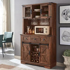 Meuble de bar de ferme, Buffet de cuisine, Table d'appoint de bar à café