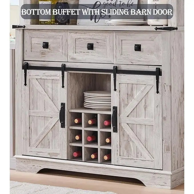 Meuble de bar de ferme, Buffet de cuisine, Table d'appoint de bar à café